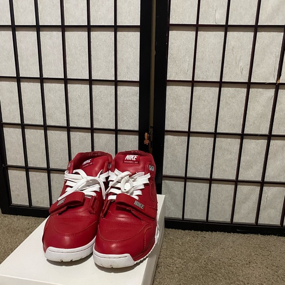 Nike Air Trainer 1 Fragment Design Gym red Size 10 - Picture 2 of 7